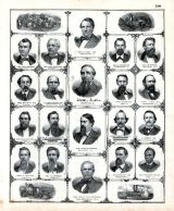 Pool, Connolly, Dougheryty, Youngblood, Morrison, Bennett, Raser, Peoples, Jones, Cole, Glassford, Potts, Funk, Illinois State Atlas 1876